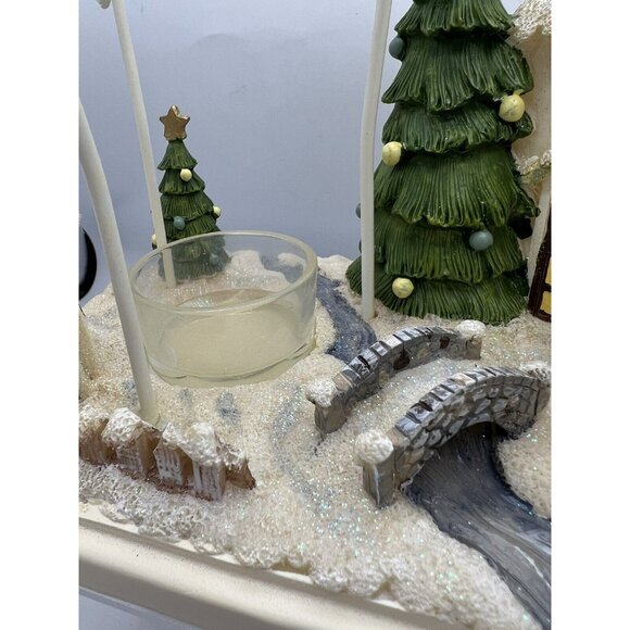 Yankee Candle Christmas Tree House Village Tea Light Wax Warmer Ornament - Picture 10 of 16